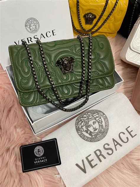 gianni versace bags|vintage Versace shoulder bag.